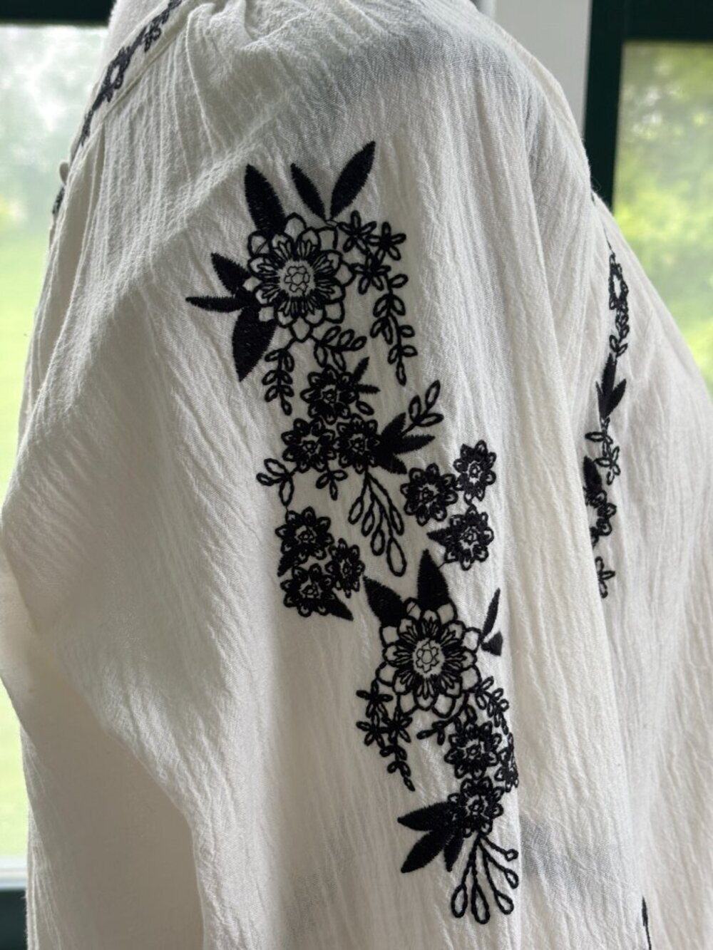 Hayden Los Angeles Cream Embroidered Boho Mini Dress — NWT - Picture 3 of 6